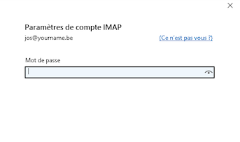 Imap in outlook 6 FR